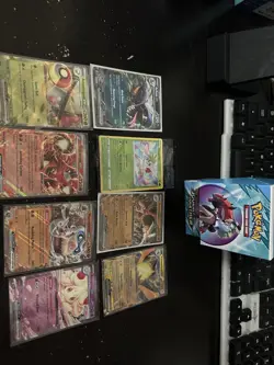 Pokemon Random Lot of 100 Reverse Holo, Holo, EX And One Sealed Promo - Image 1