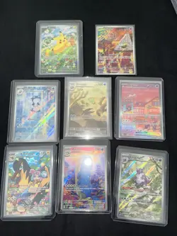 Pokemon Illustration Rare Lot Of 8 - Mostly Near Mint Or Better - See Photos! - Image 1