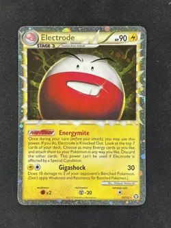 2010 Pokemon HGSS Triumphant Electrode Prime Holo #93/102 - Image 1
