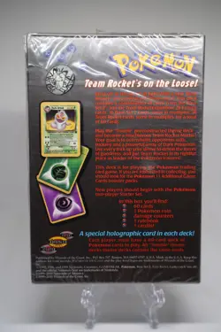 Pokemon Team Rocket TROUBLE Theme Deck Factory Sealed Brand New Vintage 2000 - Image 2
