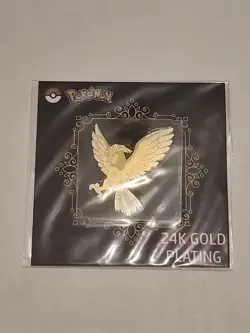 Pidgeotto Pokemon Candy Stickers (2023) Korean Striking 24k Gold Plating - Image 1