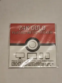 Pidgeotto Pokemon Candy Stickers (2023) Korean Striking 24k Gold Plating - Image 2