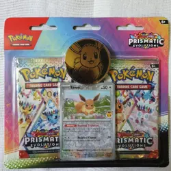 Prismatic Evolutions Scarlet & Violet POKEMON TCG 2 Booster Pack Blister - Image 1