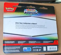 Prismatic Evolutions 2 pack Blister Eevee Scarlet & Violet Pokemon TCG Sealed - Image 2