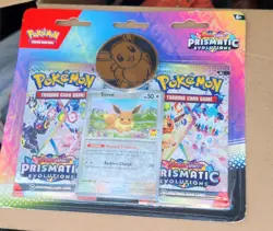 Prismatic Evolutions 2 pack Blister Eevee Scarlet & Violet Pokemon TCG Sealed - Image 3