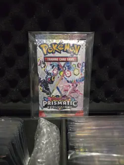 Pokemon Scarlet & Violet Prismatic Evolutions Sealed New Unweighed Booster Pack - Image 1