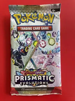 Pokemon TCG Scarlet and Violet Prismatic Evolutions Booster Pack Sealed EN - Image 1