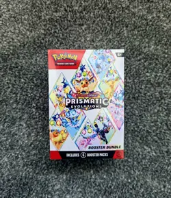 Pokemon TCG Scarlet & Violet Prismatic Evolutions Booster Bundle 6 Pack - Image 1