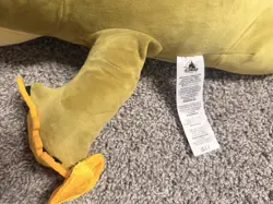 Disney Tiana's Bayou Adventure Cuddleez Louis the Alligator Plush Pillow 24in - Image 2