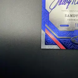 2025 Topps Tier One Sandy Koufax Autograph Bookend! 10/10 Brooklyn Dodgers - Image 5