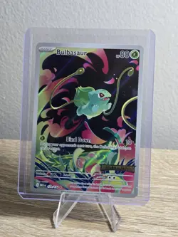 Bulbasaur Mega Evolution Stamped Illustration Card 133/132 Rare - Image 1