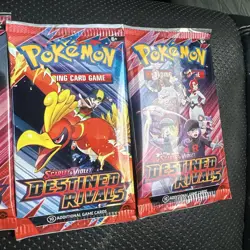 Pokemon Scarlet & Violet Destined Rivals Booster Pack 10 Cards English - Image 1