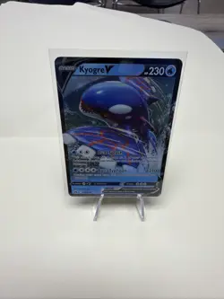 Pokemon Kyogre V Ultra Rare Holo Crown Zenith 037/159 English TCG Card - Image 1