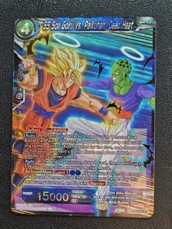SS Son Goku Vs. Paikuhan, Dead Heat BT18-038 SR NM Dragon Ball Super Card Game - Image 1