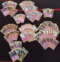 Pokemon TCG psychic evolution card lot 78 cards - Image 1