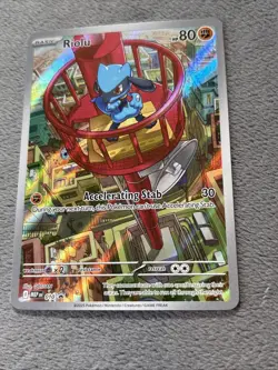 Riolu 010 Mega Evolution ETB promo NM Pokemon Card - Image 2
