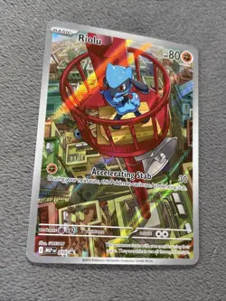 Riolu 010 Mega Evolution ETB promo NM Pokemon Card - Image 3