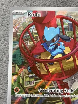 Riolu 010 Mega Evolution ETB promo NM Pokemon Card - Image 4