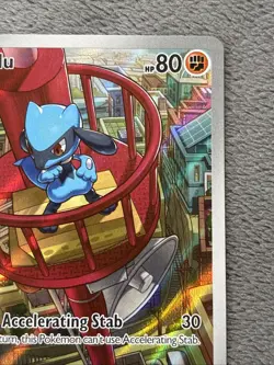 Riolu 010 Mega Evolution ETB promo NM Pokemon Card - Image 5