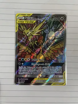 Pokemon Moltres & Zapdos & Articuno GX SM210 Promo Tag Team Holo 300 HP Card - Image 1