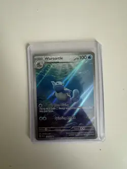 Pokemon TCG Wartortle 171/165 Scarlet & Violet 151 Illustration Rare Card NM - Image 1