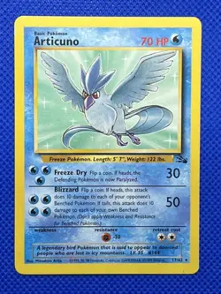 Articuno 17/62 Fossil Set WOTC 1999 Pokemon Card Non Holo - Image 1