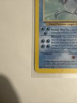 Articuno 17/62 Rare Fossil Set WOTC 1999 Pokemon Card Non Holo - Image 5