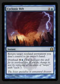 ***Cyclonic Rift** MTG Return to Ravnica Magic Kid Icarus - Image 1