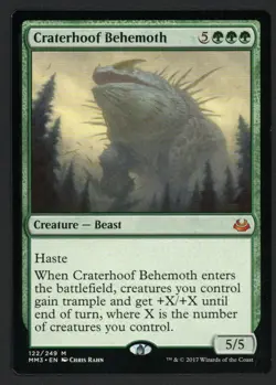***Craterhoof Behemoth** MTG Modern Masters Magic Kid Icarus - Image 1