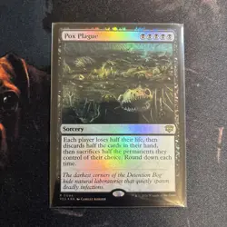Mtg FOIL Pox Plague - Secrets Of Strixhaven + Bonus Foils - Image 2