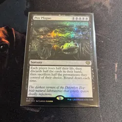 Mtg FOIL Pox Plague - Secrets Of Strixhaven + Bonus Foils - Image 3