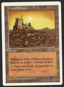 ***City of Brass** MTG 5th Edition Magic Kid Icarus - Image 1