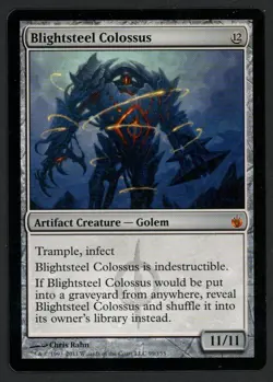 ***Blightsteel Colossus** MTG Mirrodin Besieged Magic Kid Icarus - Image 1