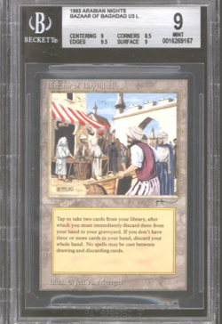 Arabian Nights Bazaar of Baghdad BGS 9.0 Graded Magic MTG - Image 1