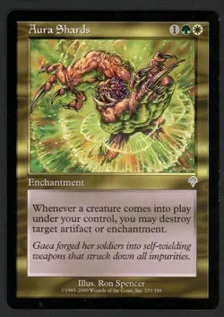 ***Aura Shards** MTG Invasion Magic Kid Icarus - Image 1
