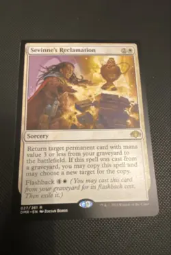 Sevinne's Reclamation Dominaria Remastered MTG - Image 1