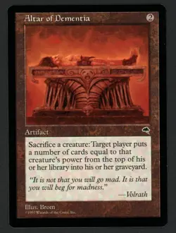 ***Altar of Dementia** MTG Tempest Magic Kid Icarus - Image 1