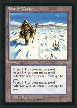 ***Adarkar Wastes** MTG Ice Age Magic Kid Icarus - Image 1