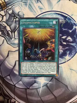 (YCL) Yugioh Onomatopia WSUP-EN024 Prismatic Secret Rare 1st Edition LP - Image 1