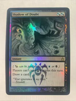 MTG Foil Shadow of Doubt - Ravnica: City of Guilds Moderately Played English - Image 1