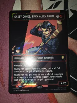 Casey Jones, Back Alley Brute (Borderless) (Surge Foil) Commander: Teenage... - Image 1
