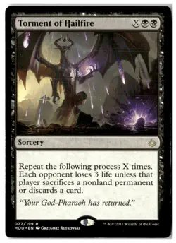 MTG Torment of Hailfire - Hour of Devastation Heavily Played English - Image 1