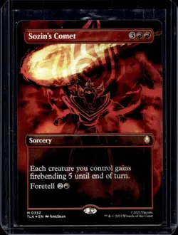 2025 Magic The Gathering MTG Avatar Last Airbender Sozin's Comet #0332 - Image 1