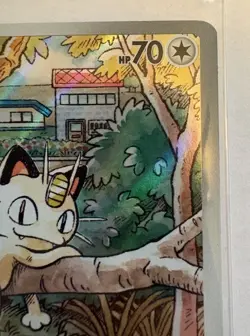 Pokemon TCG Meowth 106/094 Full Art Illustration Rare Holo Phantasmal Flame EN - Image 2