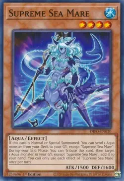 Yugioh DIFO-EN030 Supreme Sea Mare 1st Edition Mint - Image 1