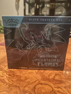 Pokemon Mega Evolution Phantasmal Flames Elite Trainer Box English 2025 - Image 1