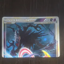 Pokemon TCG Darkrai & Cresselia Legend Ultra Rare Holo 99/102 Triumphant 150 HP - Image 1