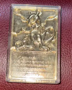 23 K Gold Plated Mew Two Pokemon Card (Nintendo 1999) W/ Case - Image 2