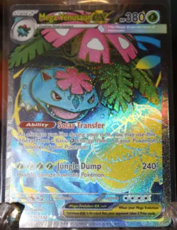 Mega Venusaur ex 155/132 Me01: Mega Evolution Holo rare illustration POKEMON TCG - Image 1