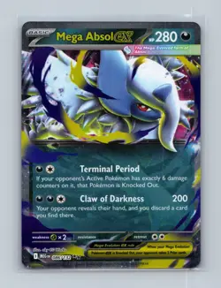 Pokemon Card Mega Absol EX 086/132 Double Rare Mega Evolution Base Set NM - Image 1